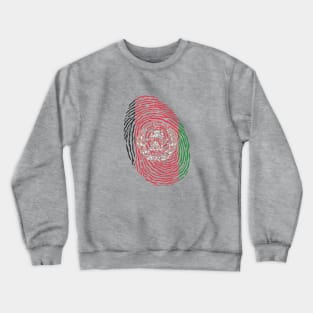 Afghanistan Fingerprint Crewneck Sweatshirt